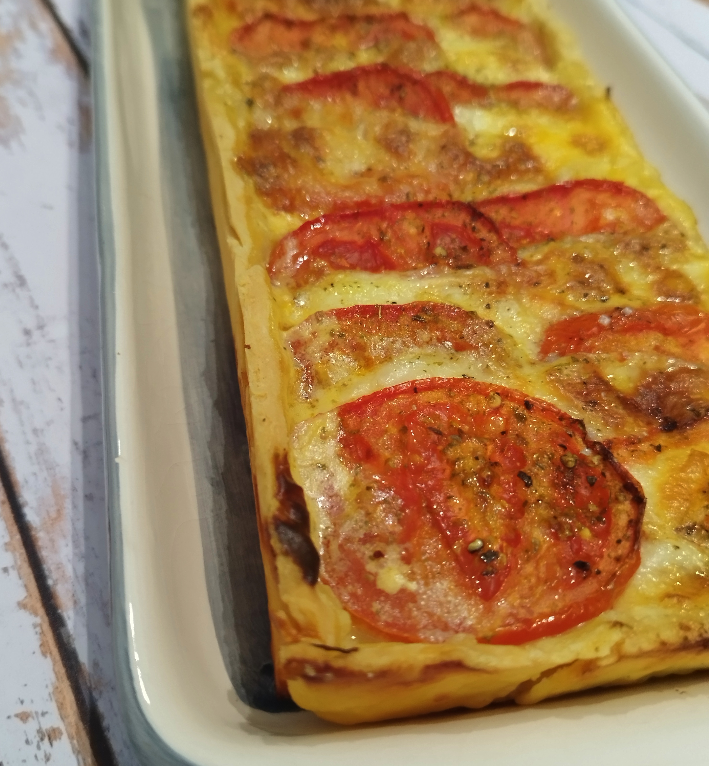 Tarte salée tomates mozzarella – facile et estivale