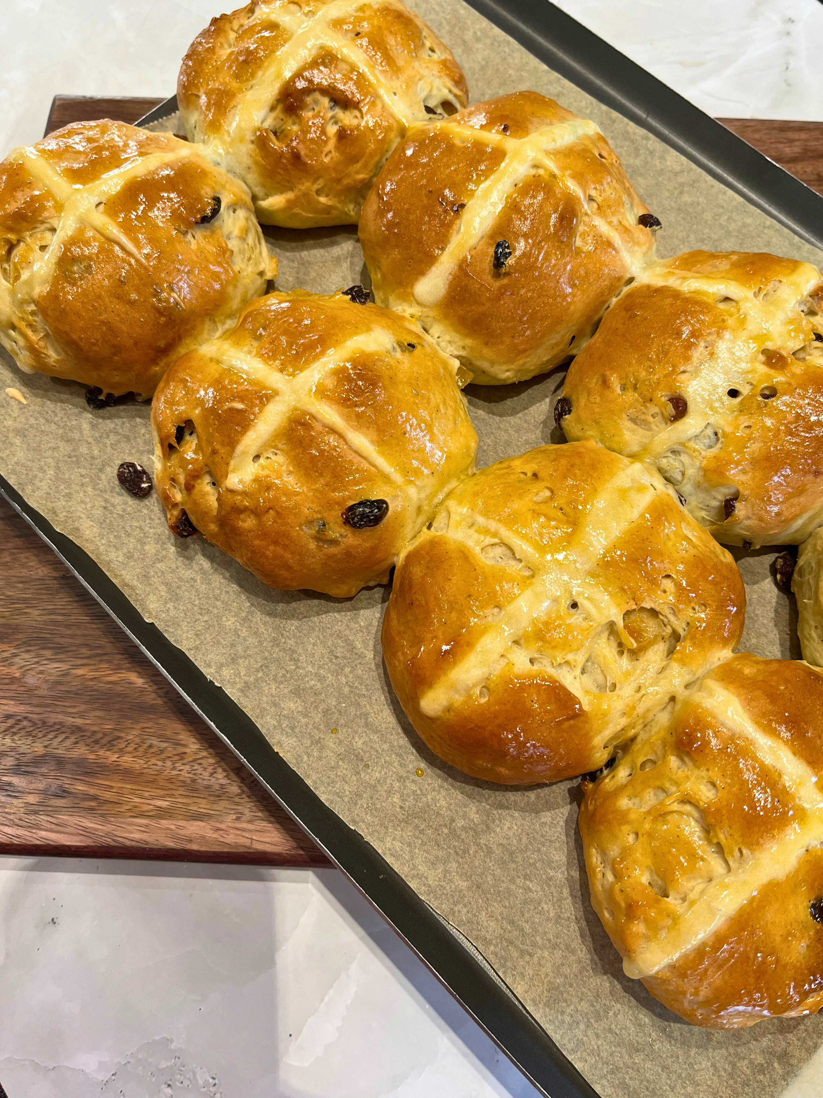 Hot Cross Buns  : Brioche de Pâques