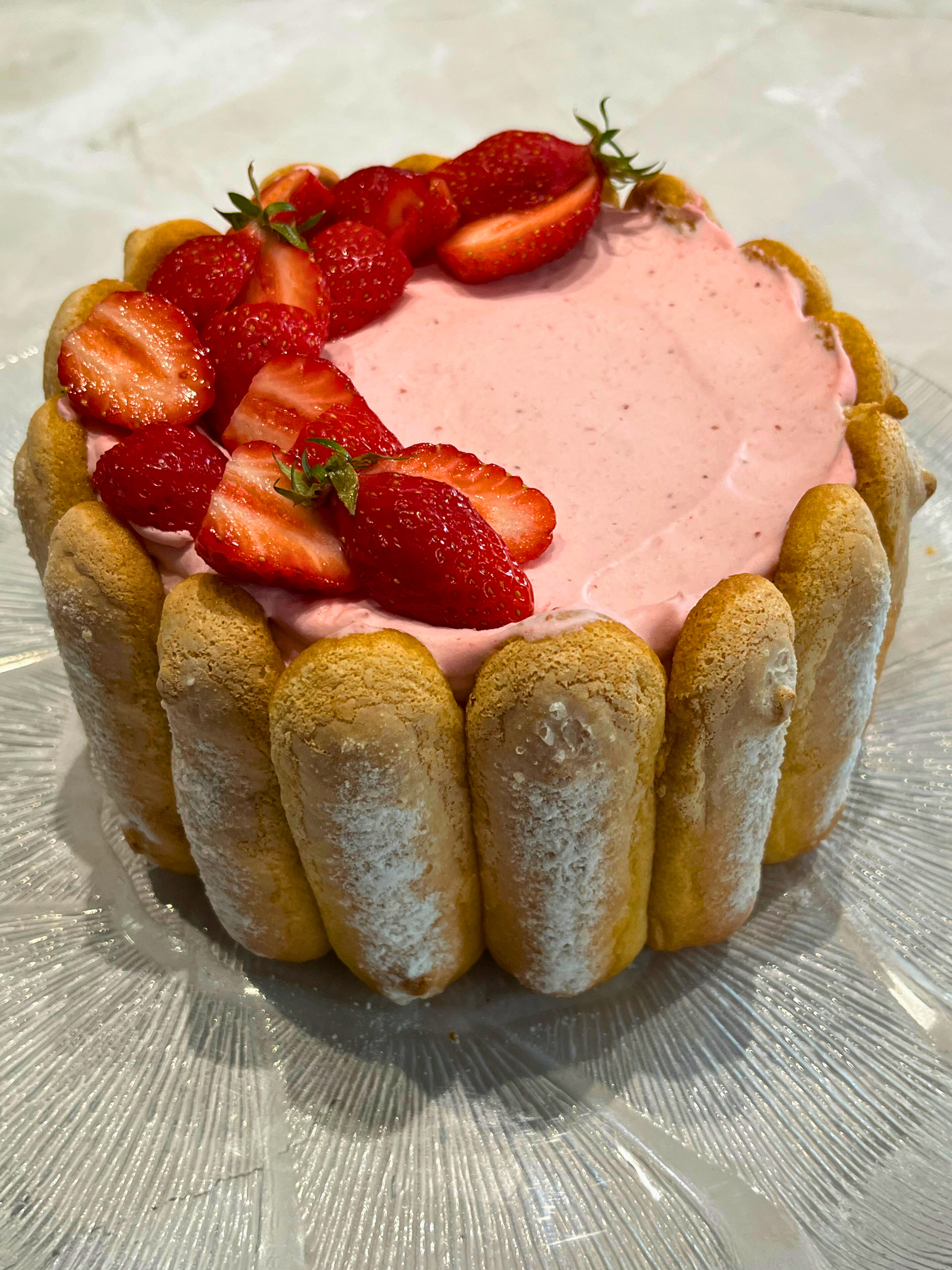 Charlotte aux fraises maison Recette facile, fraîche et gourmande
