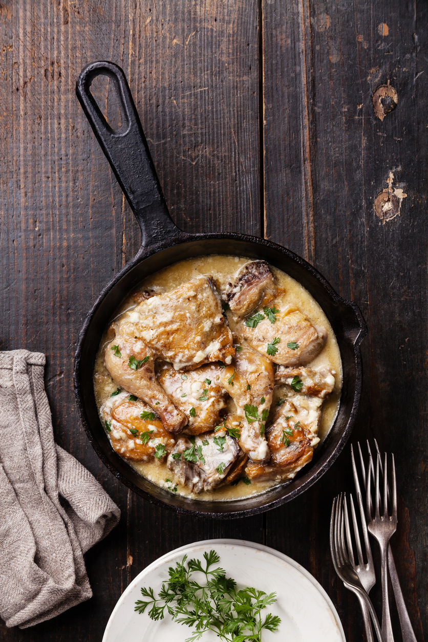 Poulet à la Briarde : un plat crémeux à la moutarde de Meaux