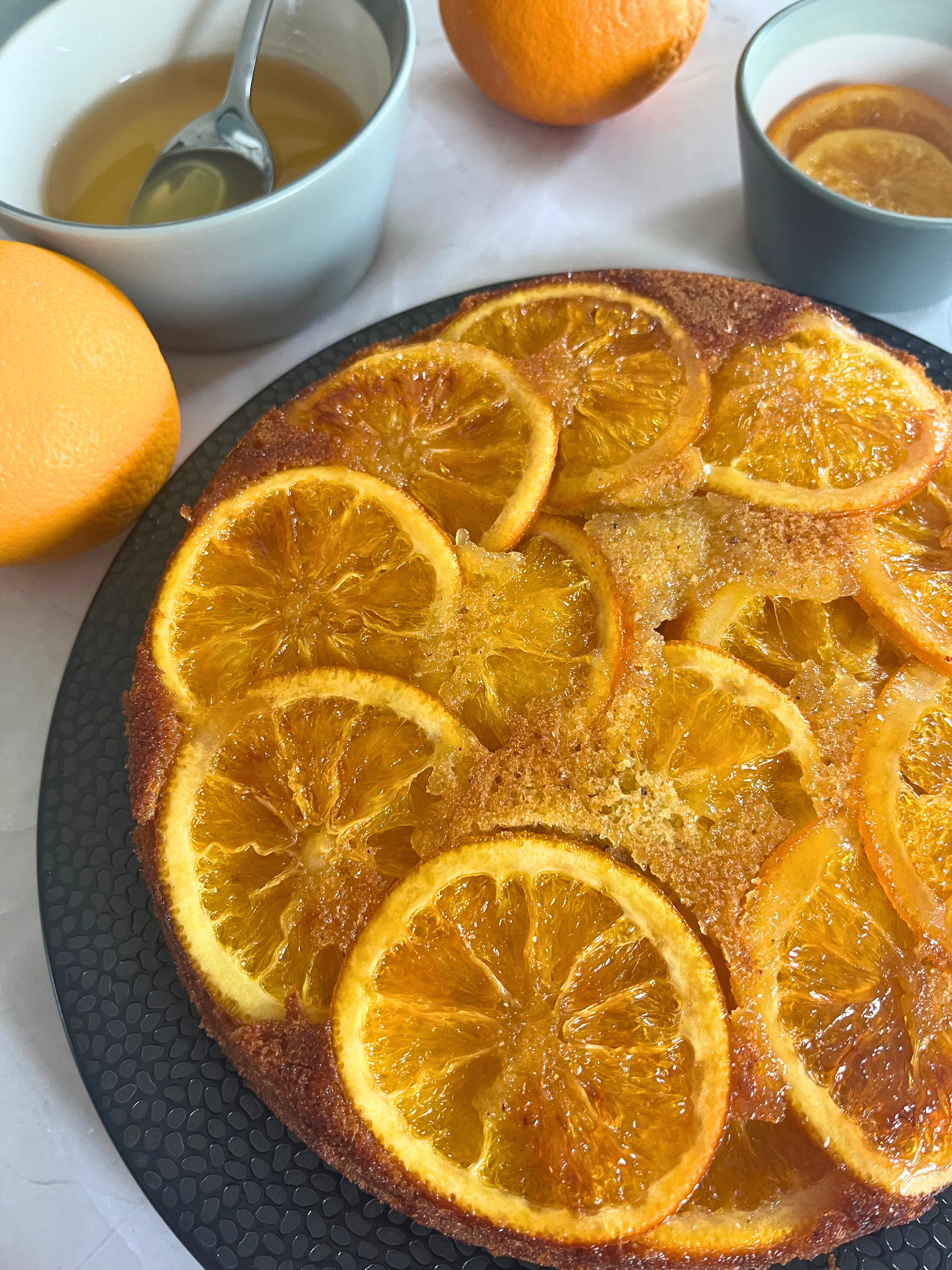 recette de gâteau renversé à l'orange